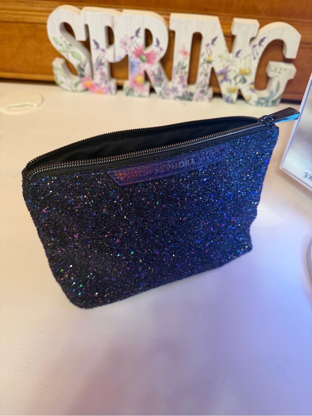 Sephora Glitter Makeup Bag